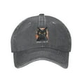 thumbnail image 1 of Black Cat Baseball Caps for Men Women Adjustable Casual Trucker Hats for Fishing Outdoor Activities Fashion Hats, 1 of 6
