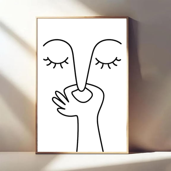 Black Cat Bathroom , "Bad Smell" Wall Art, Minimalist Guest Tet Poster, Cat Tin , Acrylic Wall Art Panels Home Decor #1576, 8x12 UNFRAMED