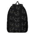 thumbnail image 1 of Black Cat Black Pattern Backpack for School, Cute School Bag with Adjustable Shoulder Straps and Padded Back, 15.7"x11.8"x5.5", 1 of 5