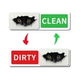 thumbnail image 1 of Black  Cat  Dishwasher Magnet Clean Dirty Sign - Sliding Red Green Kitchen Indicator - Strong Acrylic Magnetic Decor for Kitchen, RV, Apartment, 1 of 12