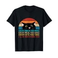 thumbnail image 1 of Black Cat Every Snack You Make Retro Cat T-Shirt, 1 of 7