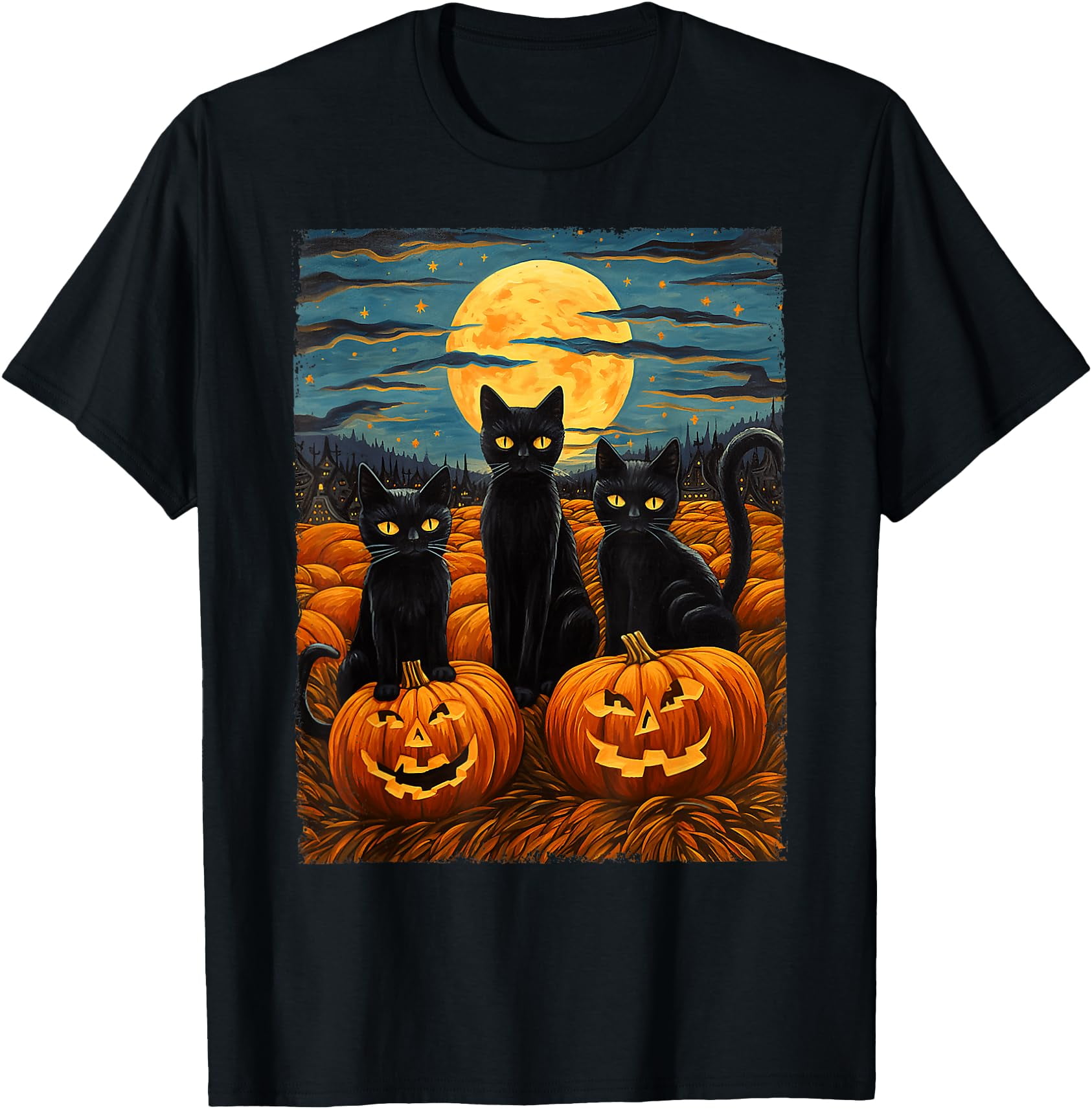 Funny Halloween T-Shirt – "Michael Meowers" Cat Design, Unisex 100% Cotton Graphic Tee For Men & Women