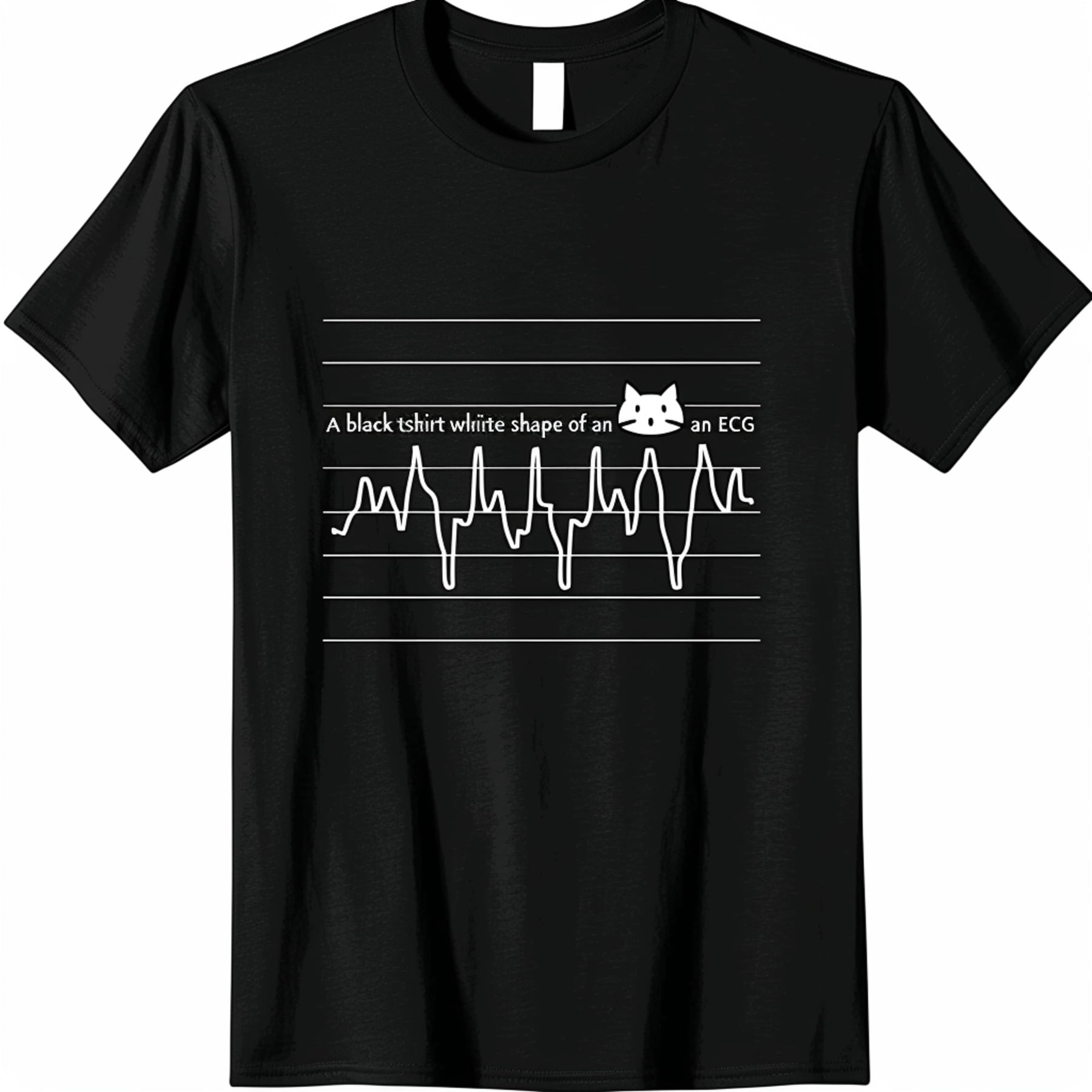Cat heartbeat shirt hotsell