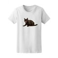 thumbnail image 1 of Black Cat Hiss T-Shirt Women -Image by Shutterstock, Female Large, 1 of 2