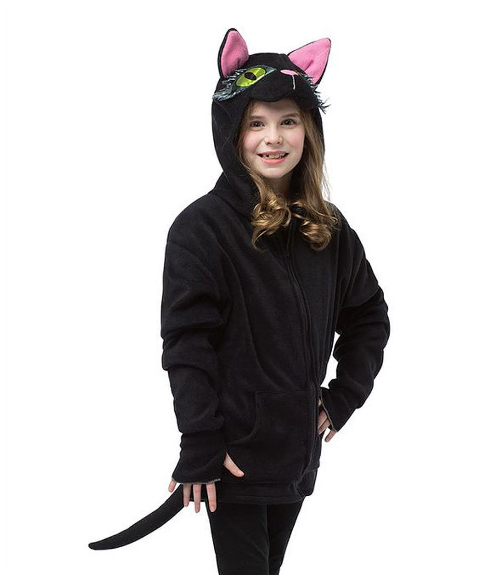 Black Cat Hoodie Child Halloween Costume