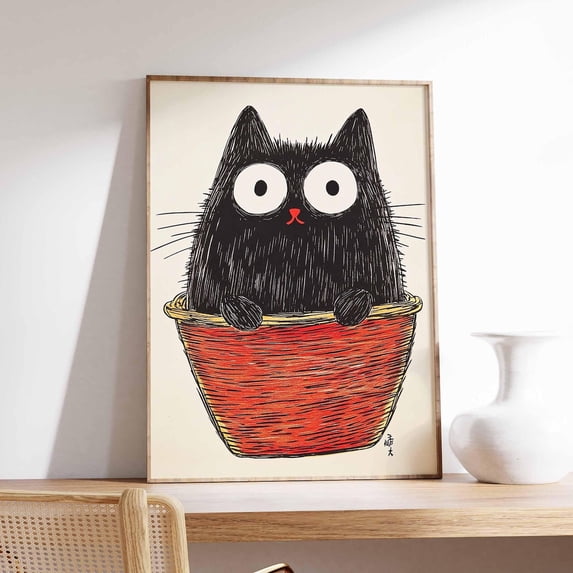 Picture of A clean, minimalist vector-style line art illustration of a sea ... - Alamy