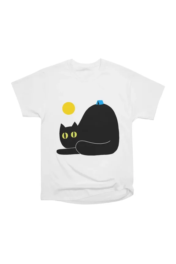 Black Cat Mount T-Shirt Tee Gift For Him Merch For Her Apparel For Friend