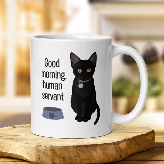 Black Cat Mug Gift from the Cat Cat Owner Mug Cat Mum Gift Cat Dad Gift