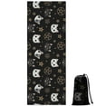 thumbnail image 1 of Black Cat Pentagram Star Pattern Hot Yoga Mat Towel Non Slip for Hot Yoga - Quick-Drying Yoga Mat Cover with 4 Corner Pockets with Travel Bag - Hot Yoga Towel Non Slip 74"x26", 1 of 6