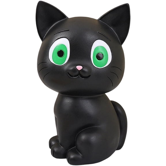 Black Cat Piggy Bank Cute Money Box Anti Drop Saving Box for Birthday Christmas Favors