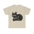 thumbnail image 1 of Black Cat Plus Size Women Heavy Cotton Tee T-Shirt, 1 of 4