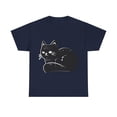 thumbnail image 1 of Black Cat Plus Size Women Heavy Cotton Tee T-Shirt, 1 of 4