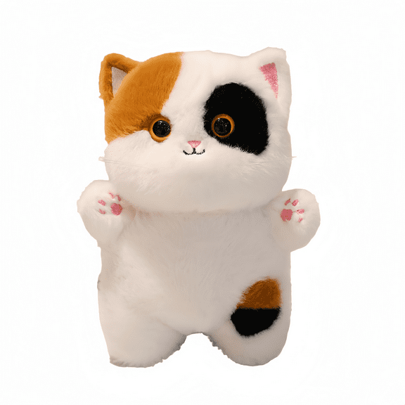 Black Cat Plush Realistic Cat Stuffed Animal Cute Animal Plush Birthday Christmas Gift for Girlfriend