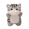 thumbnail image 1 of Black Cat Plush Realistic Cat Stuffed Animal Cute Animal Plush Christmas Birthday Gift for Girlfriend, 1 of 4