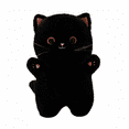 thumbnail image 1 of Black Cat Plush Realistic Cat Stuffed Animal Cute Animal Plush Birthday Christmas Gift for Girlfriend, 1 of 4