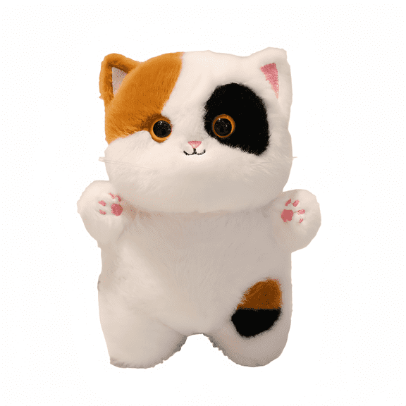 Calico Cat Plush Realistic Cat Stuffed Animal Cute Animal Plush Birthday Christmas Birthday Gift for Girlfriend