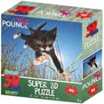 thumbnail image 1 of Black Cat Pounce 3D Puzzle, 1 of 1