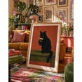 Black Cat Pub Style Poster Quirky Bar Decor Gift for Cat Lovers ...