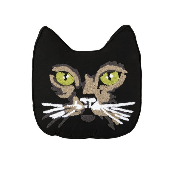 Black Cat Shaped Pillow Decor