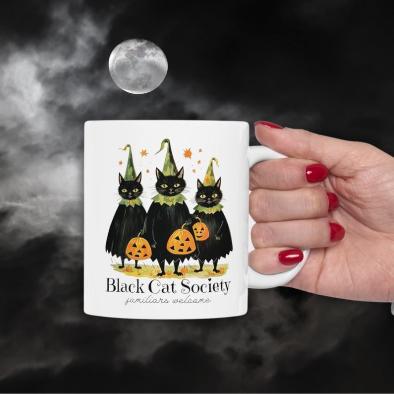 Familiars Brew Black Cat Ornament Familiars 8.5cm