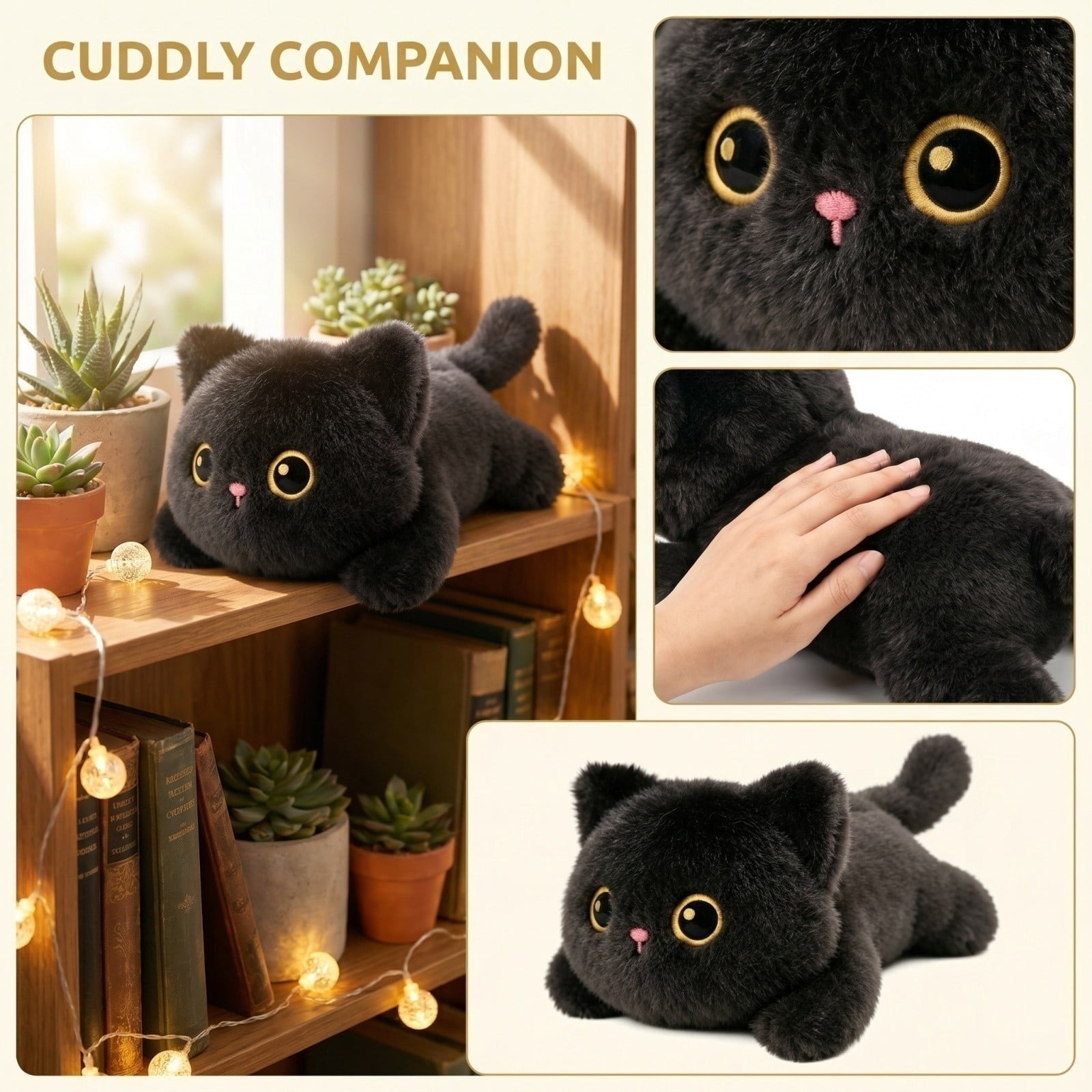 Jellycat Black And White Cat