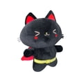 thumbnail image 1 of Black Cat Stuffed Animals, 9 inch Stuffed Animals Black Cat Plush, Cute Cat Plushies Toy, Soft Kitten Plushie Cuddle Pillow, Anime Plushie Doll, Cute Stuff Toys Gift for Girls,Boys and Males, 1 of 5