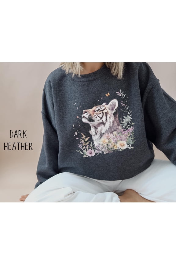 Black Cat Sweatshirt, Dark Cottagecore Crewneck, Gothic Cozy Top, Spooky Season Gift