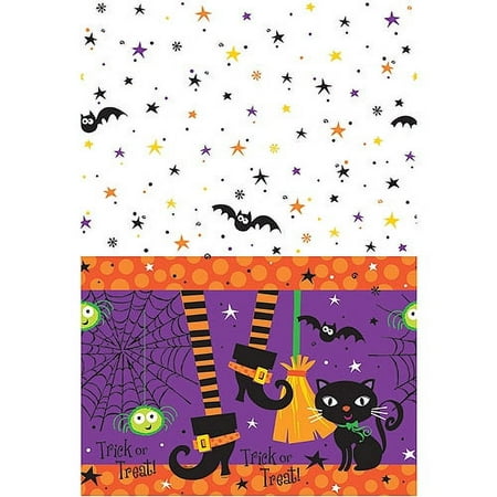 Black Cat Table Cover (Each) - Party Supplies