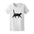 thumbnail image 1 of Black Cat Walking Tee Women's -Image by Shutterstock, 1 of 2