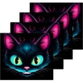 thumbnail image 1 of Black Cat Washcloths, Soft and Absorbent Cotton Towel, 6 Pack 12 X 12 Inches Premium Quick Dry Face Towel Wash cloth, 1 of 7