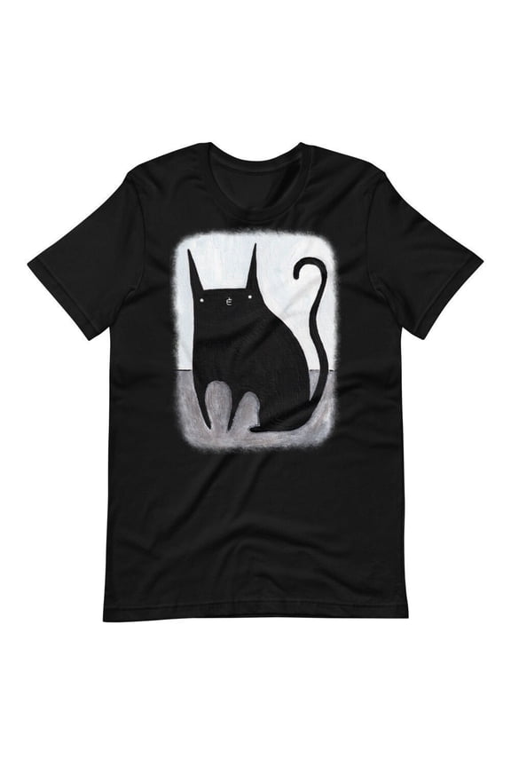 Black Cat Whimsical Quirky Gifts Folk Art Goth Birthday Housewarming Gifts Funny Weird Stu