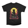 thumbnail image 1 of Black Cat With Sword T-Shirt Tee Gift For Him Merch For Her Apparel For Friend, 1 of 2