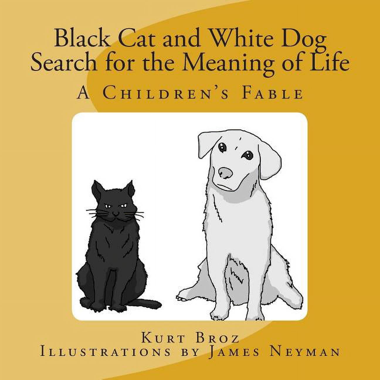 Black Cat and White Dog Search for the Meaning of Life A