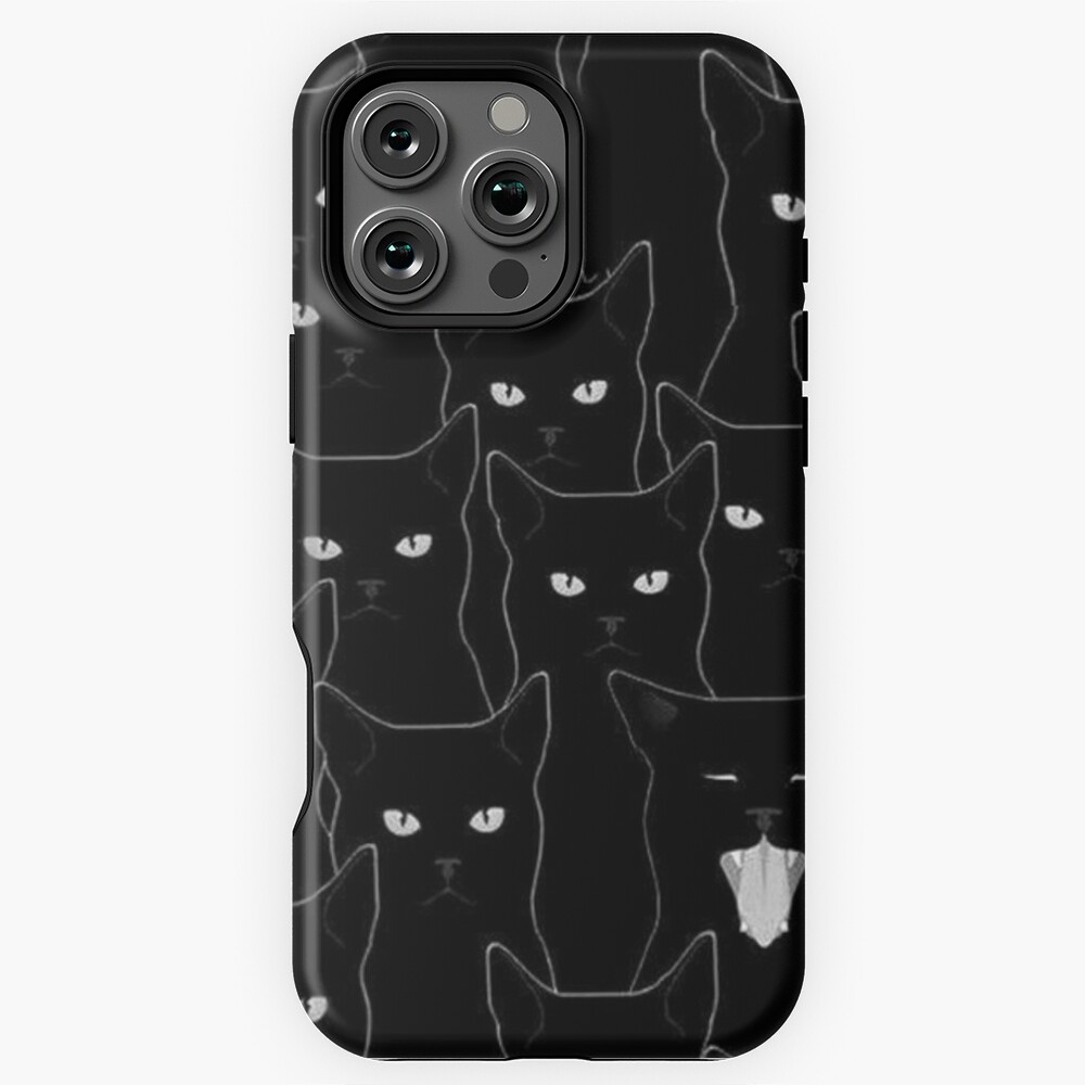 Black Cats Phone Case for iPhone 16 15 14 13 12 11 Pro Max M5909612