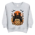 thumbnail image 1 of Black Cats Pumpkin Vintage - Toddler Graphic Sweatshirt and Youth Graphic Sweatshirt, 1 of 13