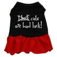 thumbnail image 1 of Halloween Pet Dog  Cat Dress Screen Printed, "Black Cats Are Bad Luck", 1 of 3
