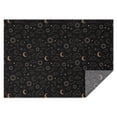 thumbnail image 1 of Black Celestial Cloud Pattern Rectangle Tablecloth 60"x84",Waterproof Polyester Rectangle Table Cloth, Wipeable Spillproof Polyester Tablecloth for Dining, Camping, Indoor and Outdoor, 1 of 5