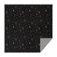 thumbnail image 1 of Black Celestial Cloud Pattern Square Tablecloth,Waterproof Square Table Cover,Wipeable Spillproof Washable Table Cover for Home Kitchen Party Decor 52"x52"(132x132cm), 1 of 6