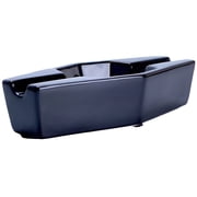 Black Ceramic Double Cigar Ashtray 9"x 4"  for Patio Use