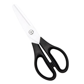 Black Ceramic Scissors 8" Kitchen Scissors Blade Metal Free Lab Scissors Safety Healthy Office Classroom Cooking Shears