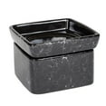 thumbnail image 1 of Black Ceramic Stoneware Electric 2-in-1 Tart Wax Oil Candle Warmer (1 Black Marble), 1 of 3
