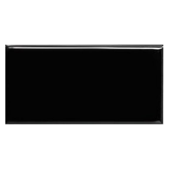 Black Ceramic Subway Tile (Box of 12 sq.ft.)