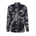thumbnail image 1 of Versace Jeans Couture Man Black Chain Print Shirt Black Sizes IT 36-58, 1 of 4