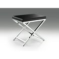 thumbnail image 1 of Black Chair with Chrome Base, 1 of 2