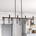 Black Chandelier Modern Farmhouse Chandeliers for Dining Room 8 Lights