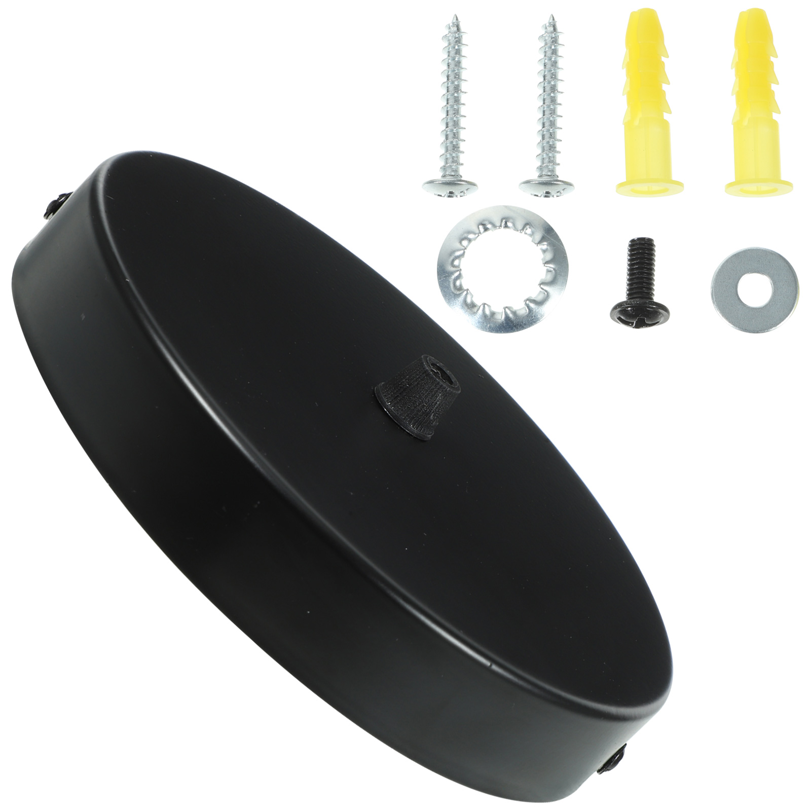 Black Chandelier Shade Iron Canopy Plate Ceiling Medallions for