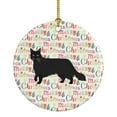 thumbnail image 1 of Black Chantilly Tiffany Cat Christmas Ceramic Ornament, 1 of 3