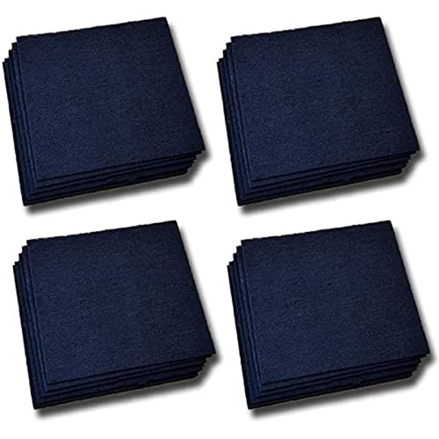 Black Charcoal Filter 11” x 11” Cut To Fit 10 Sheets AntiOdor