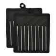 thumbnail image 1 of Black Chef Stripe Potholder (Set of 2), 1 of 5