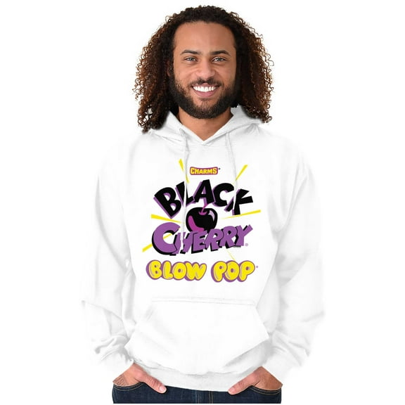 Black Cherry Blow Pop Candy Gum Logo Hoodie Sweatshirt Women Men Brisco Brands M